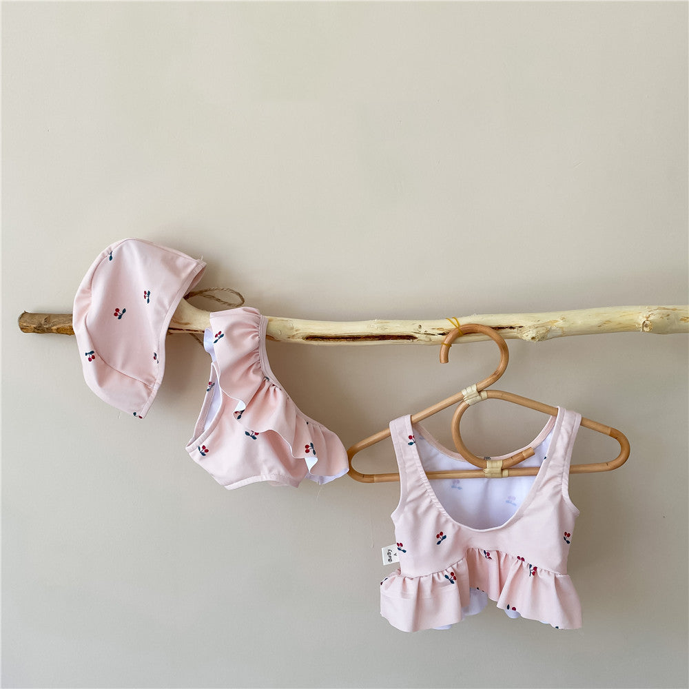 Toddler Kids Split Swimsuit Beach Vacation