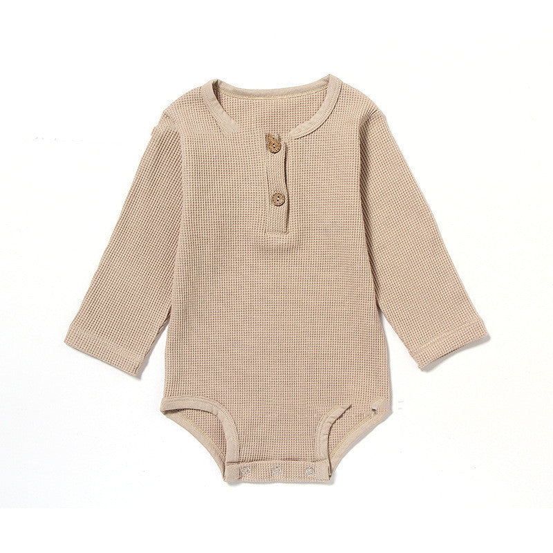 Soft Cotton Baby One-Piece – Long Sleeve