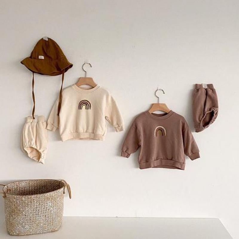 Long sleeve shorts children's suit