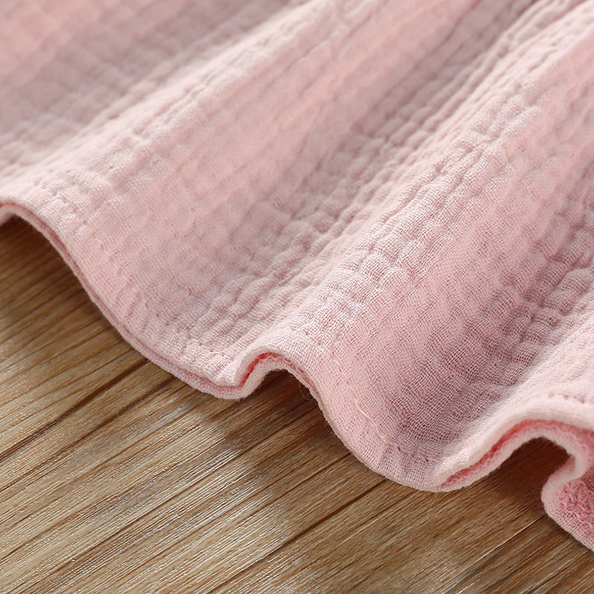 Girls' Solid Color Sling Top Hot Pants Suit