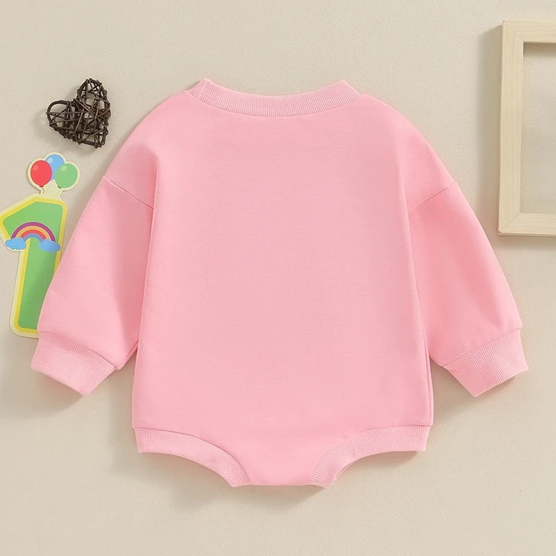 Baby Jumpsuit Banquet Romper ONE Embroidered