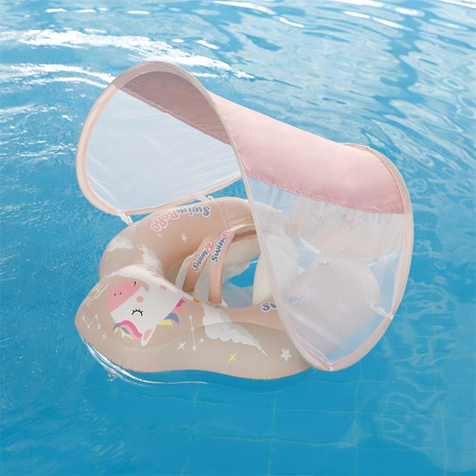 Infant Baby Children's Swimming Ring Underarm Sunscreen  Shade New Style