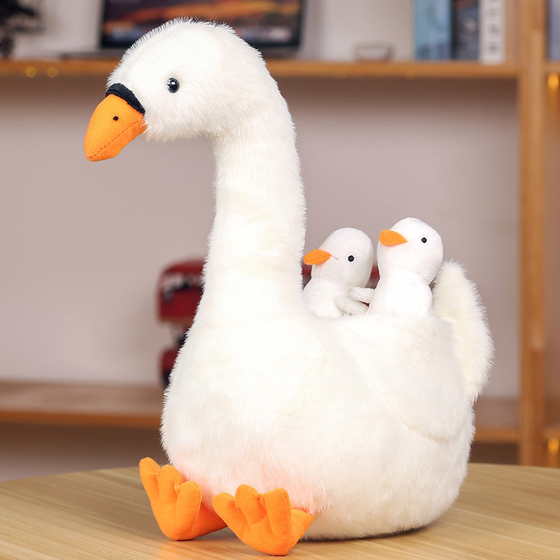 Fashion Mother And Son Goose Doll Plush Toys