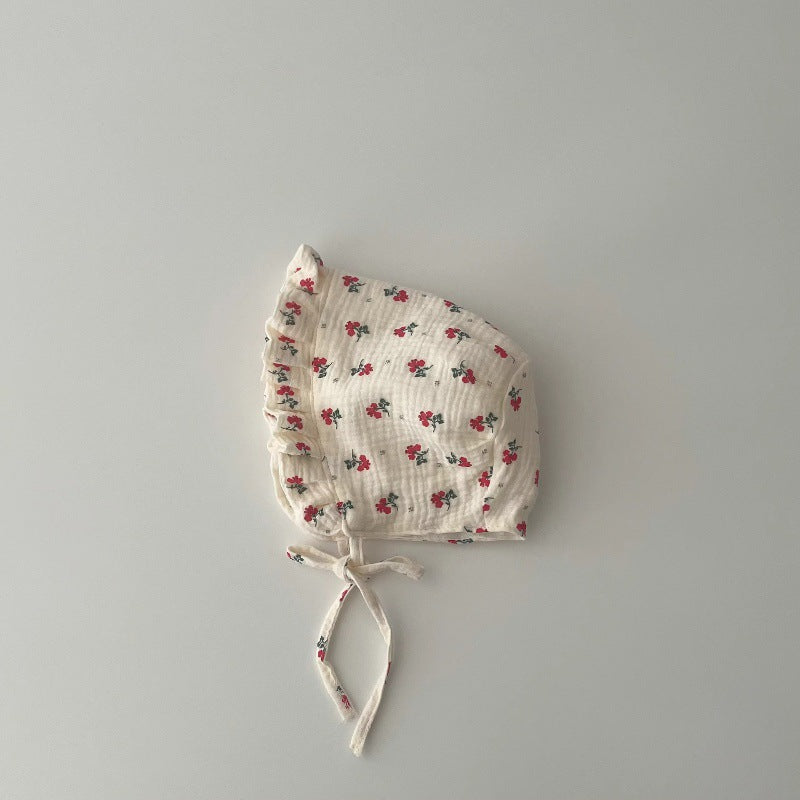 Baby Fashionable Floral Full Moon Hat