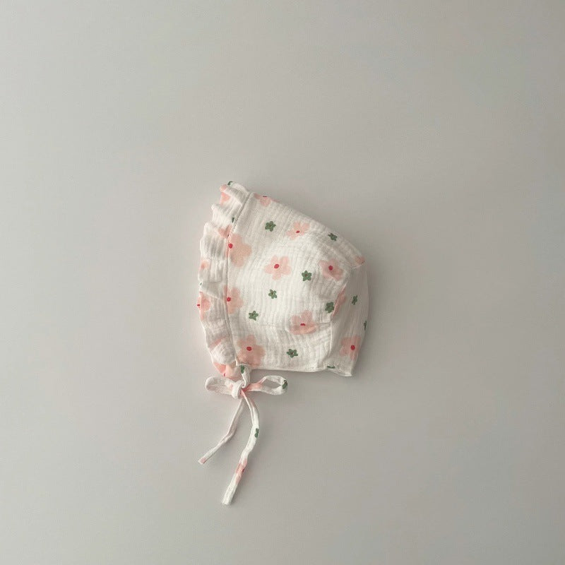 Baby Fashionable Floral Full Moon Hat