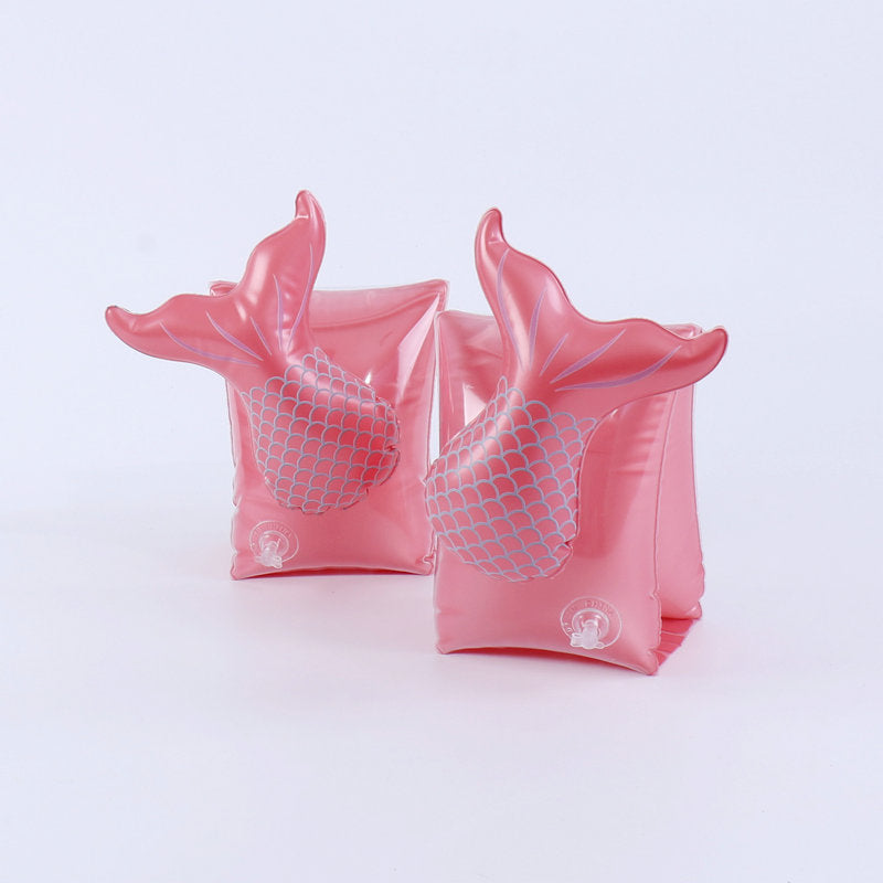 Children's Cute Inflatable Split Mermaid Swimming Ring