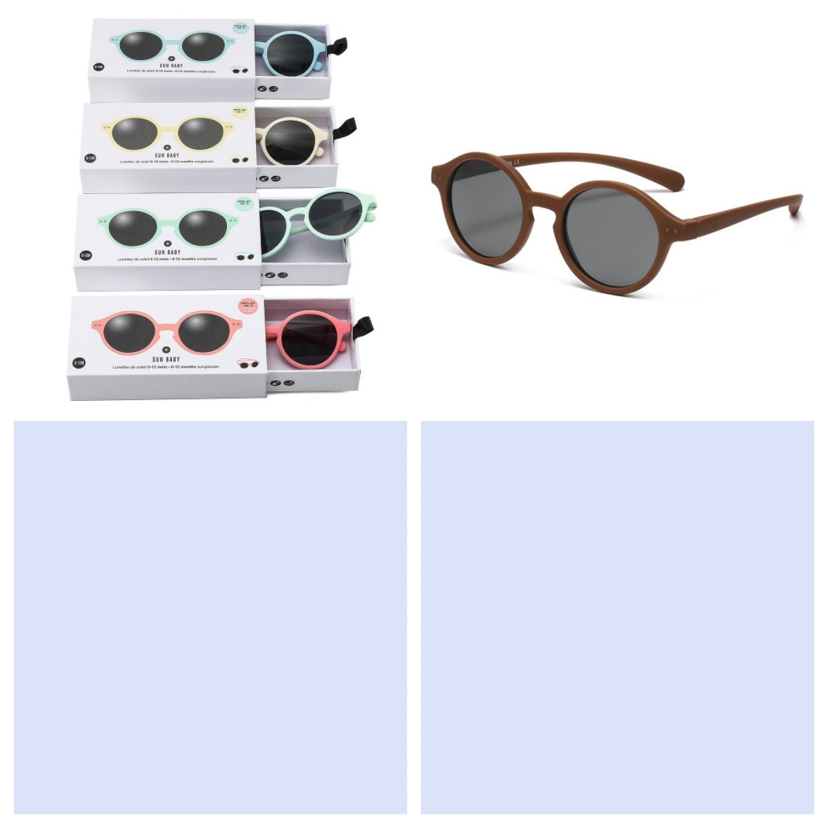 Silicone Kids Sunglasses Polarized UV Protection