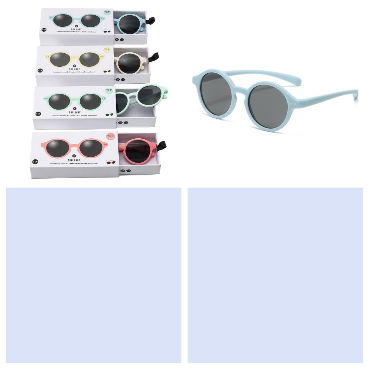 Silicone Kids Sunglasses Polarized UV Protection