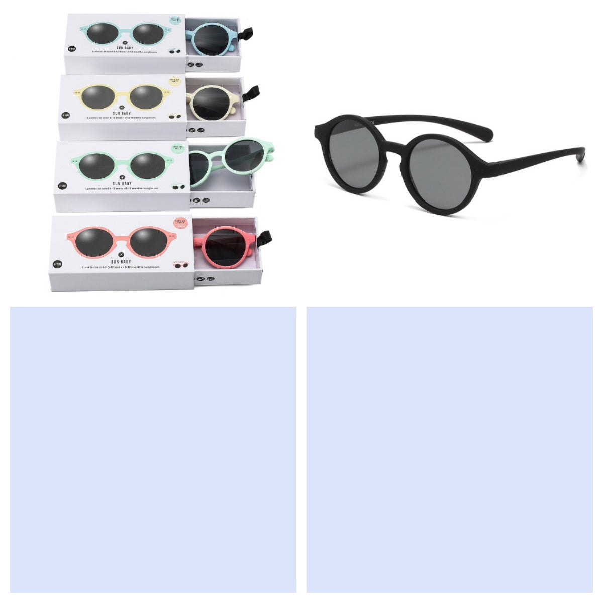 Silicone Kids Sunglasses Polarized UV Protection