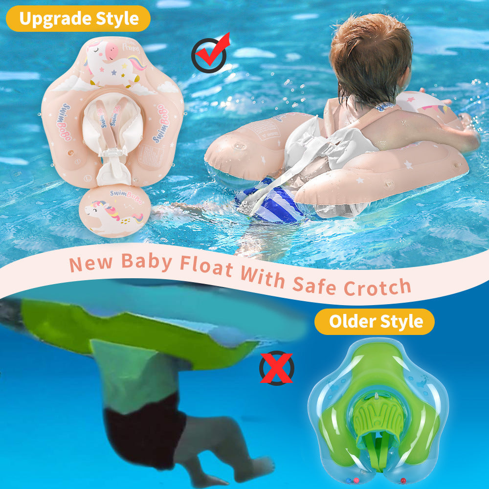 Infant Baby Children's Swimming Ring Underarm Sunscreen  Shade New Style